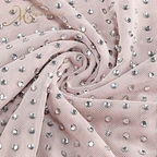 women rhinestone halter dress
